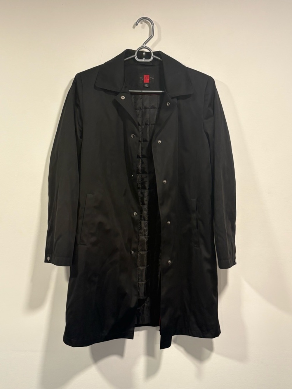 Gallery Black Women's Trench Coat